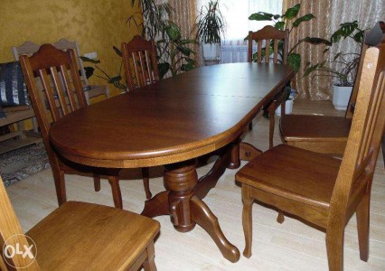 столы обеденные  деревянные из массива дуба