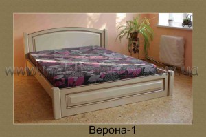 Кровать из натурального дерева ВЕРОНА-1 двуспальная