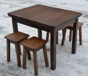столы из массива дуба